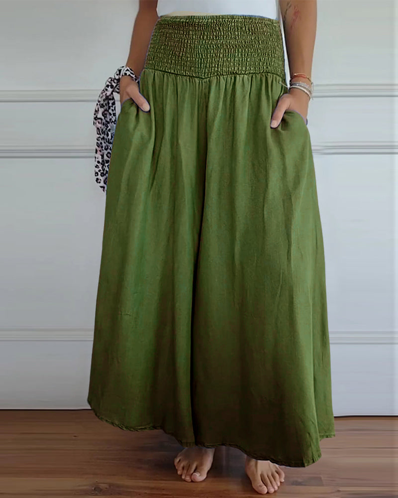 CHARLIZE - COMFY WIDE-LEG PANTS