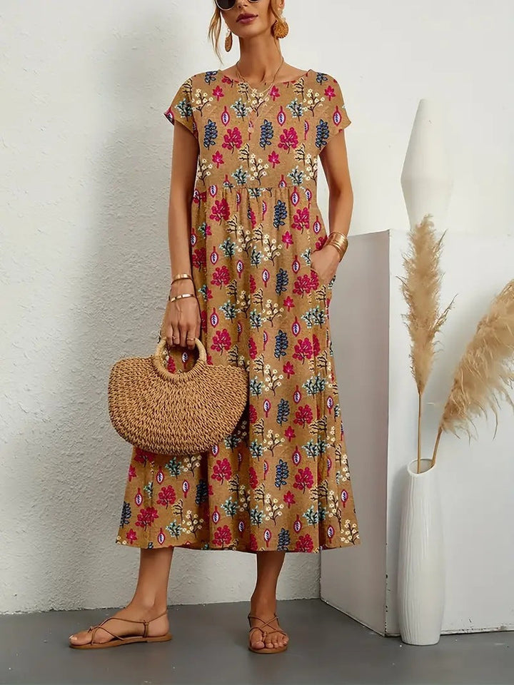 DEE - FEMININE FLORAL MIDI