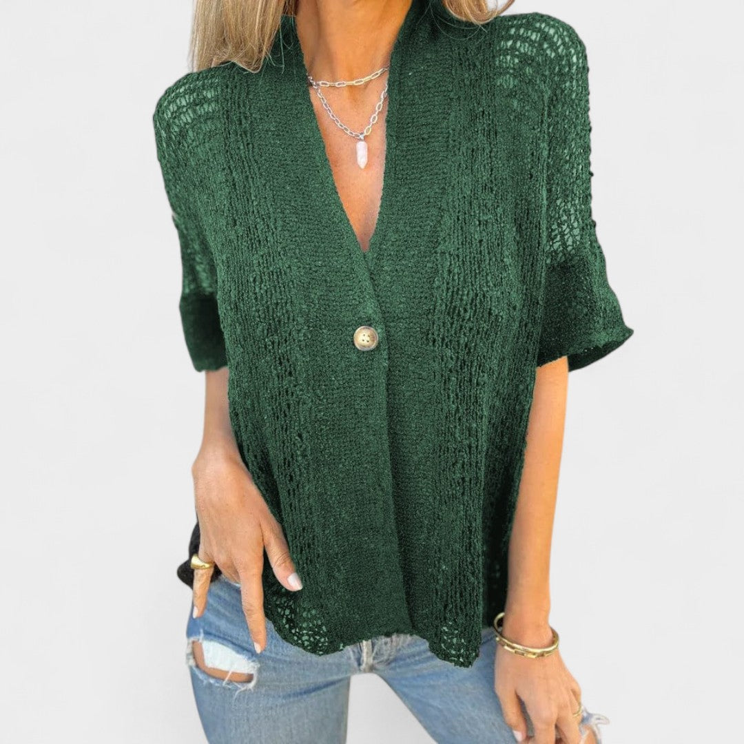 JOLIE - LAID-BACK STITCH CARDIGAN