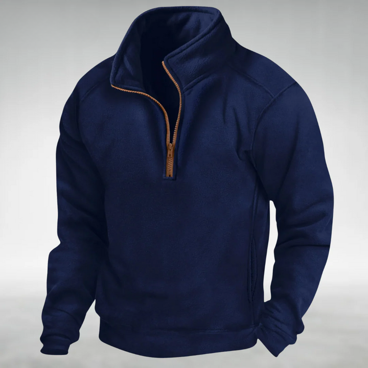 CALIX - THE VERSATILE GENT HALF-ZIP SWEATER