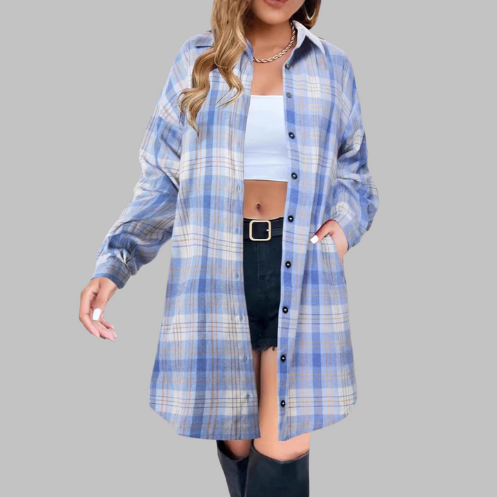 JANAYA - THE CHIC CHECKED WRAP