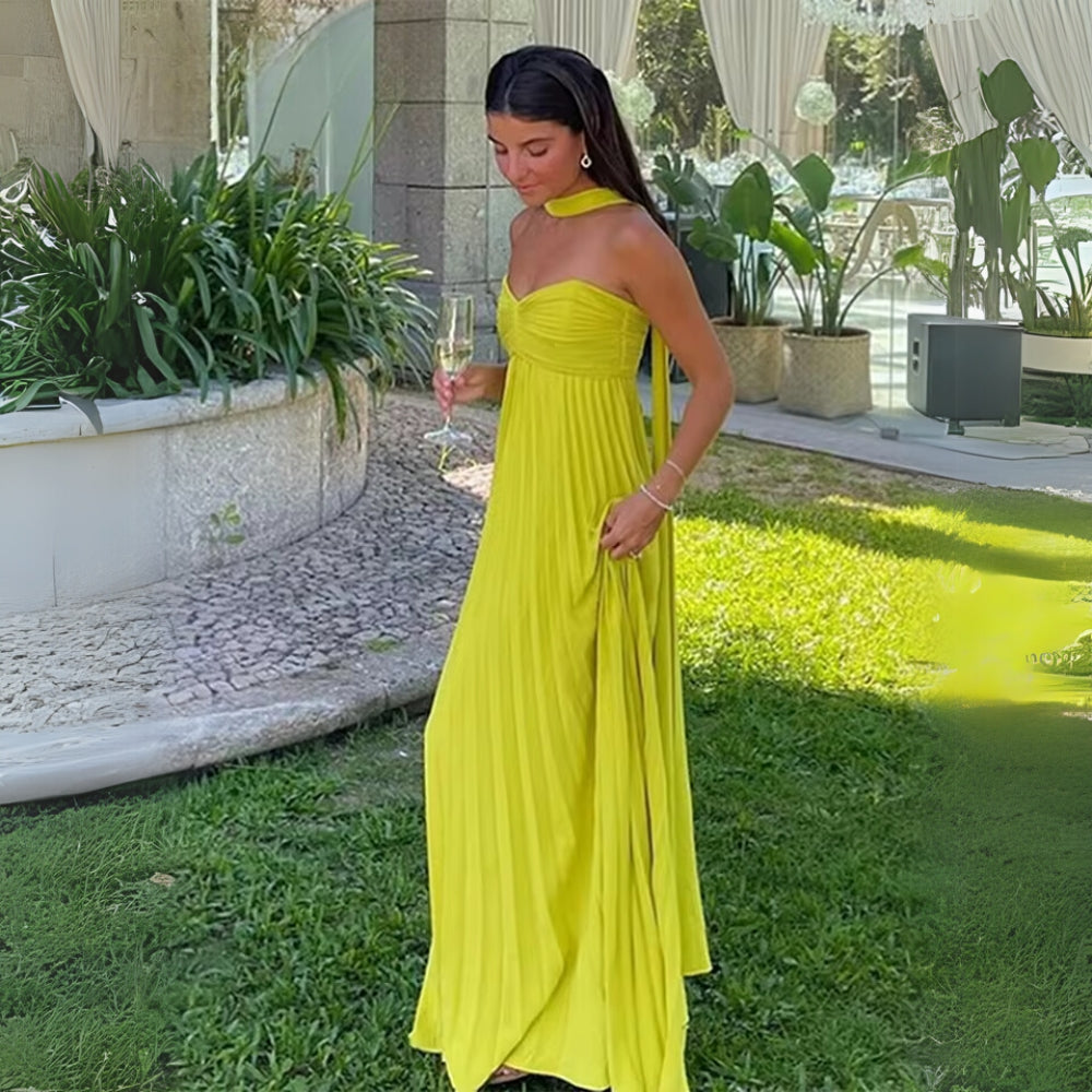 MOIRA - FORMAL PLEATED MAXI ATTIRE