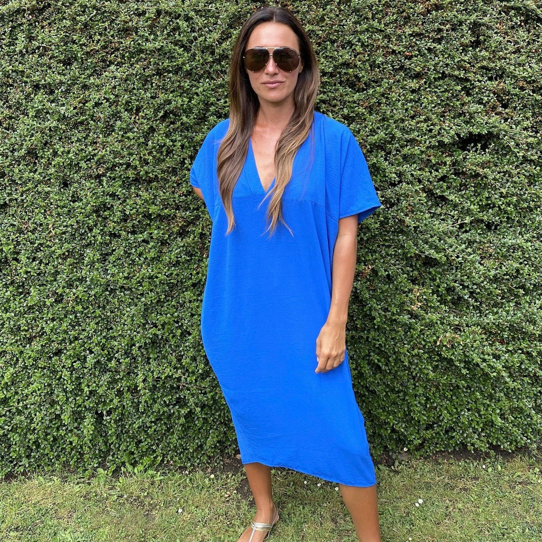 TANYA - V-NECK MAXI DRESS