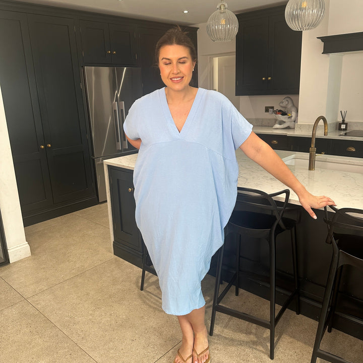 TANYA - V-NECK MAXI DRESS