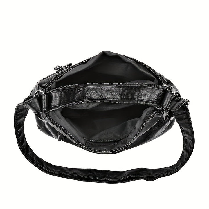 RACHEL - ANTI-THEFT CROSSBODY VEGAN LEATHER BAG