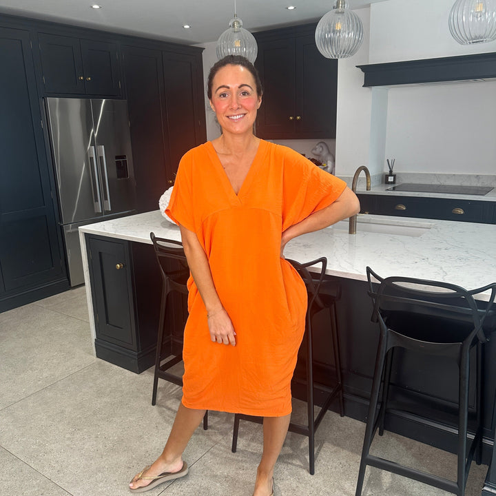 TANYA - V-NECK MAXI DRESS