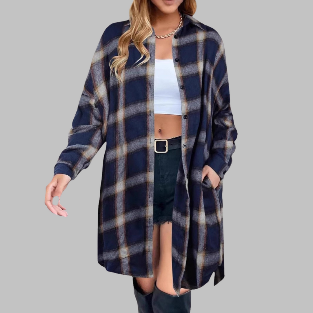 JANAYA - THE CHIC CHECKED WRAP