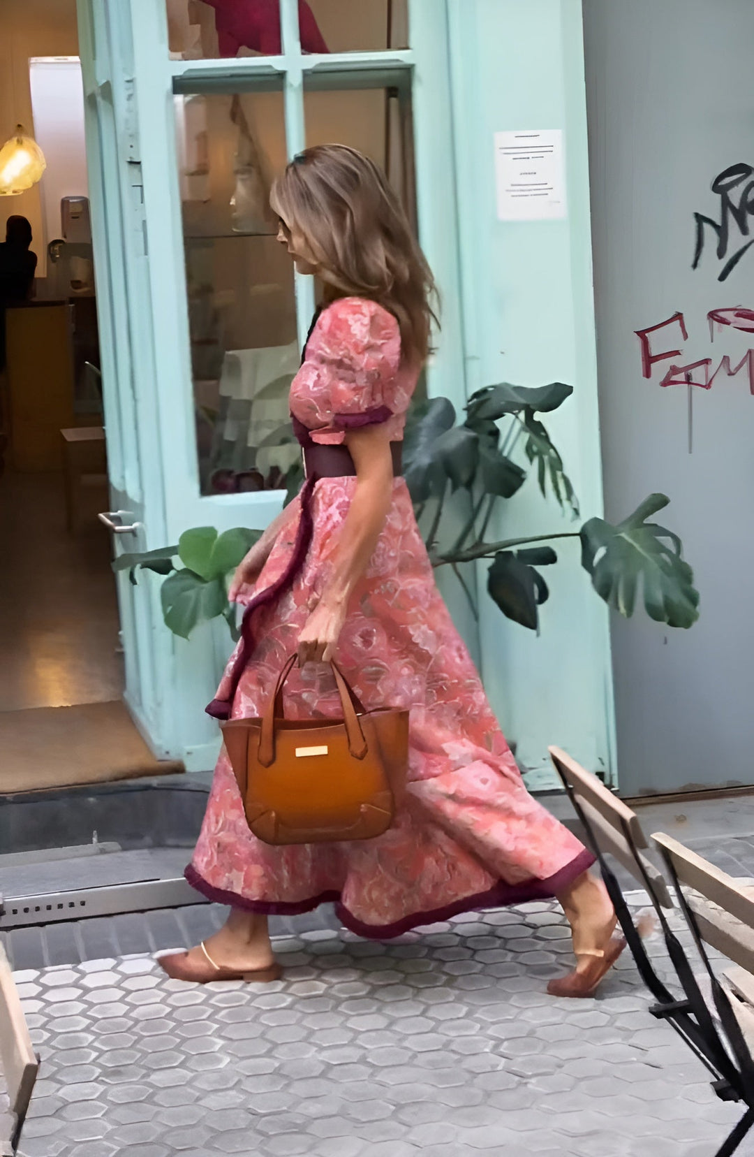 CRISTY - ROMANTIC PINK MAXI OUTFIT