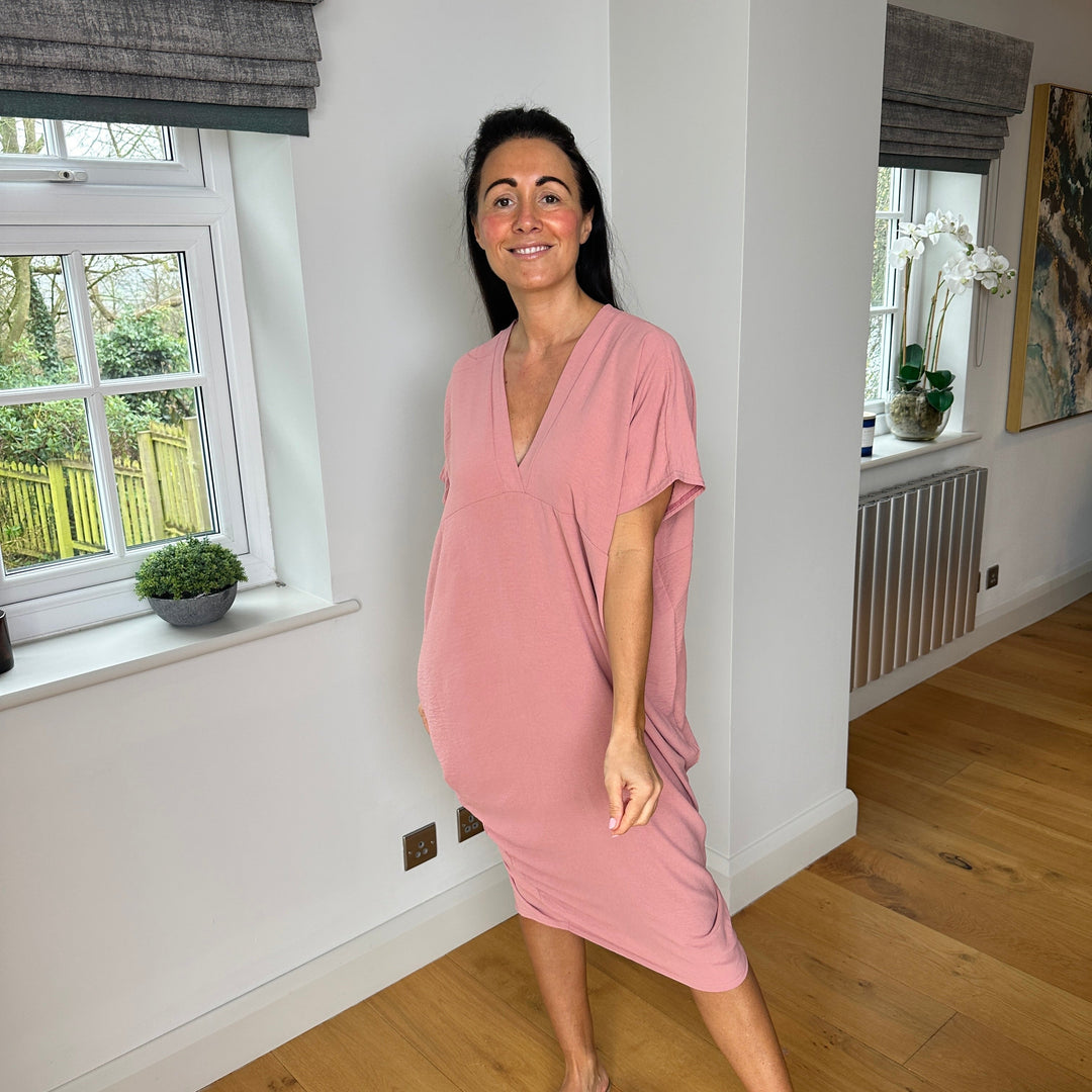 TANYA - V-NECK MAXI DRESS