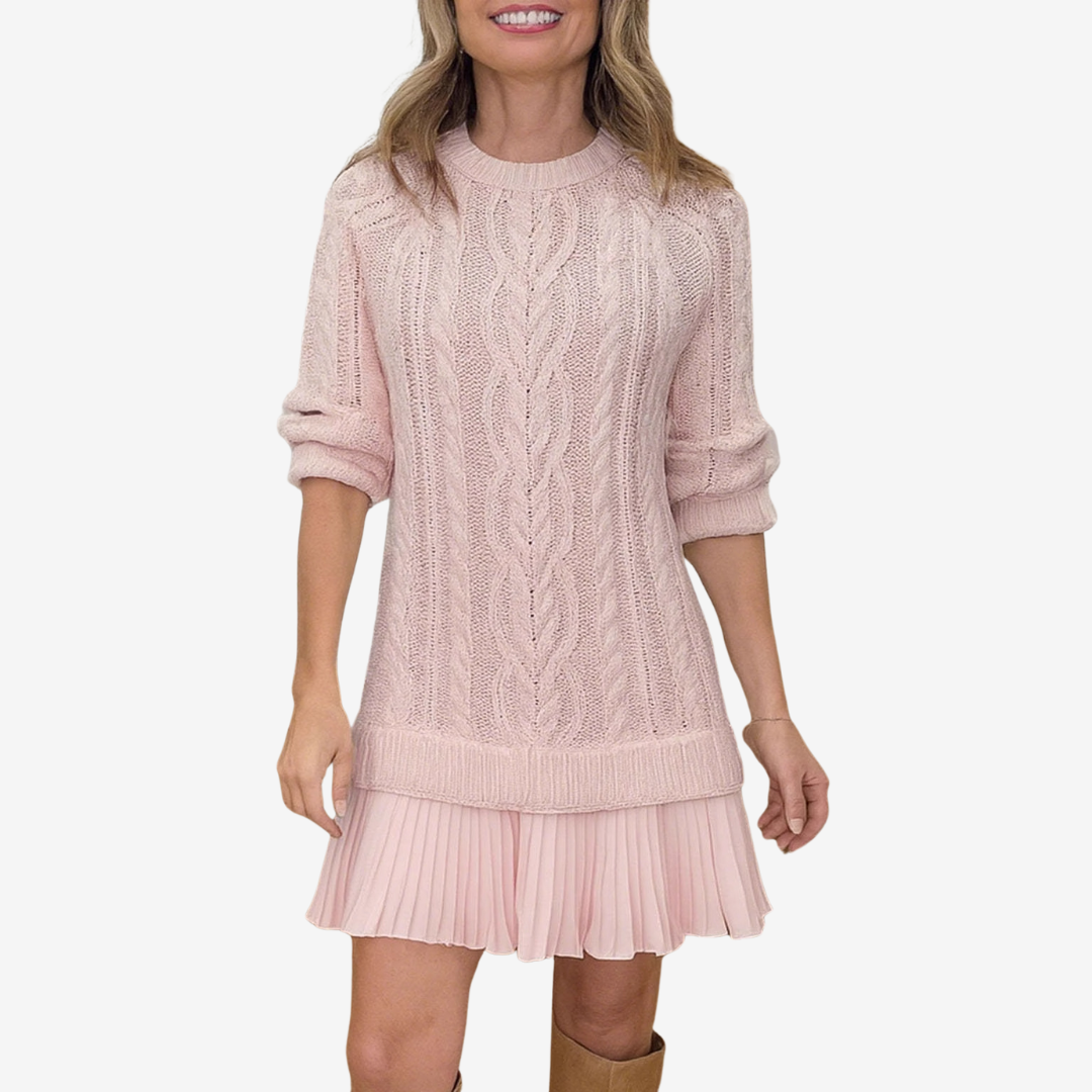 HAILEE - SOFT WEAVE SWEATER DRESS