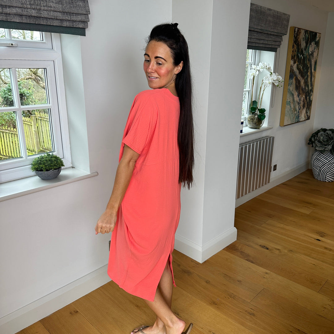 TANYA - V-NECK MAXI DRESS