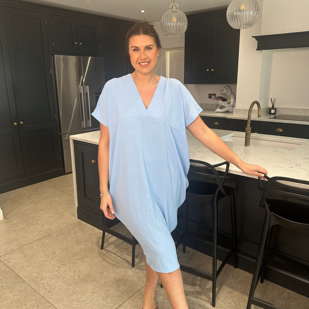 TANYA - V-NECK MAXI DRESS