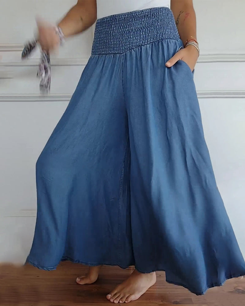 CHARLIZE - COMFY WIDE-LEG PANTS
