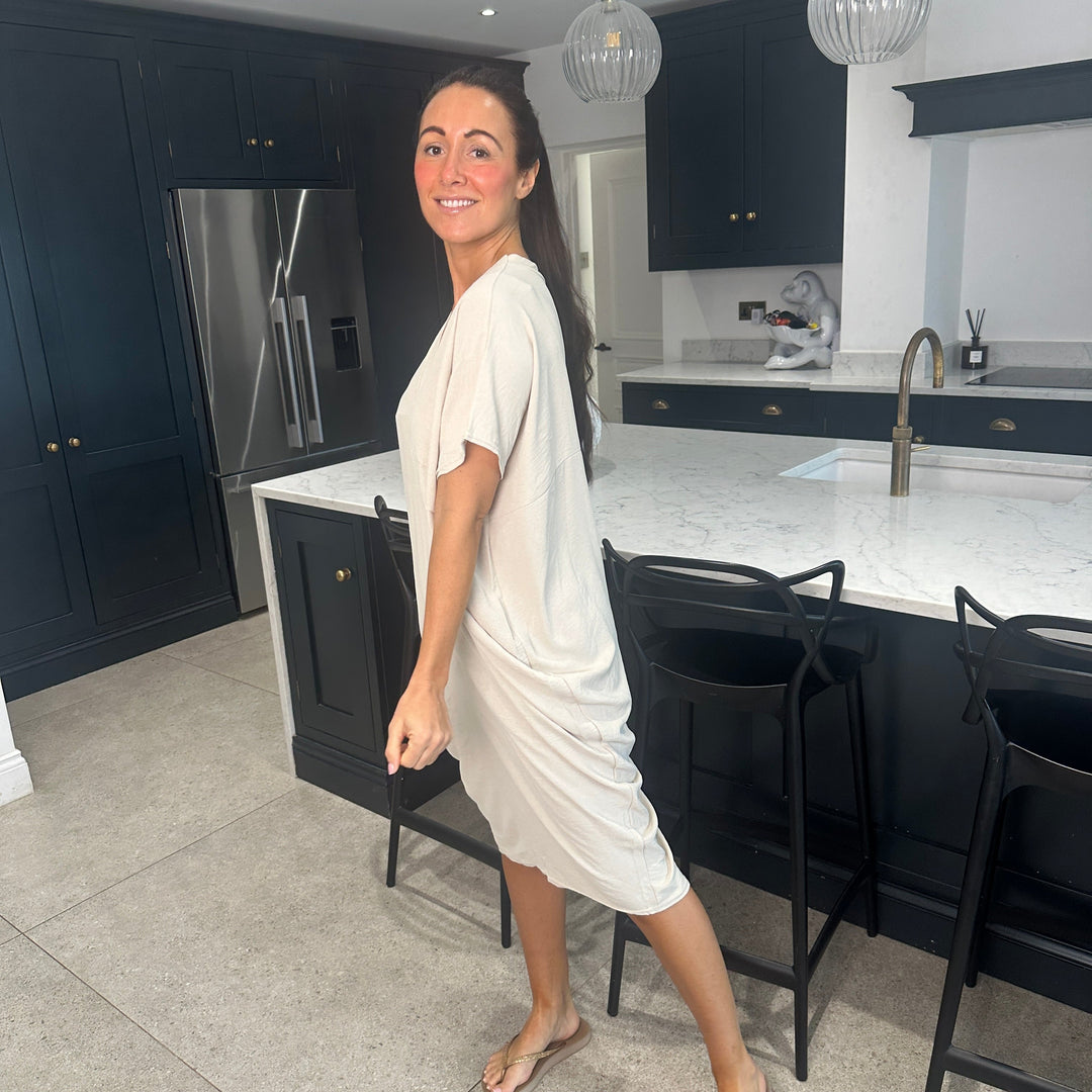 TANYA - V-NECK MAXI DRESS