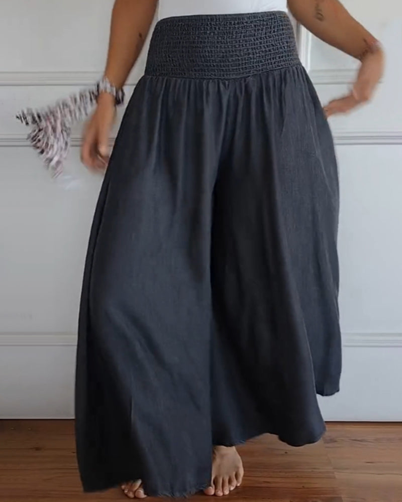 CHARLIZE - COMFY WIDE-LEG PANTS