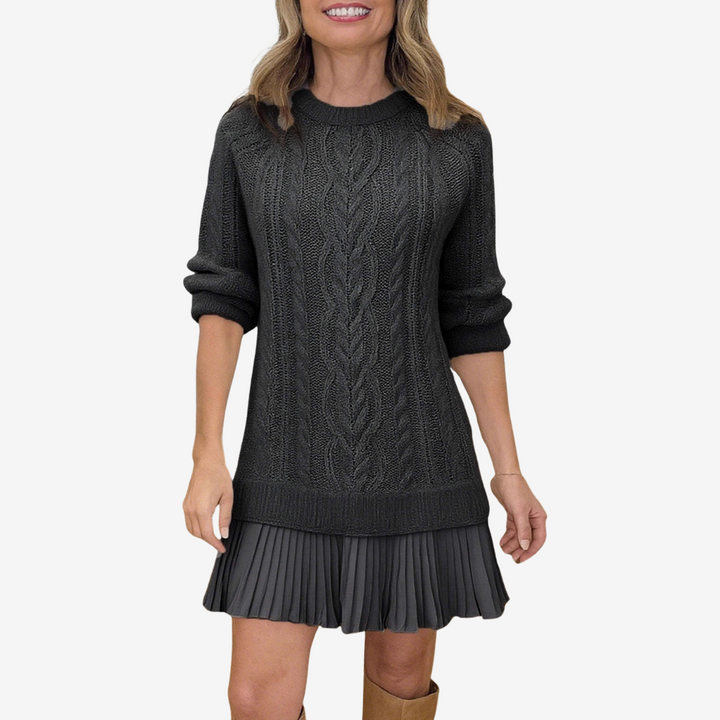 HAILEE - SOFT WEAVE SWEATER DRESS