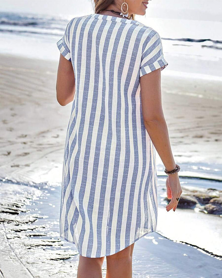 BREEL - BREEZY STRIPED SUMMER DRESS