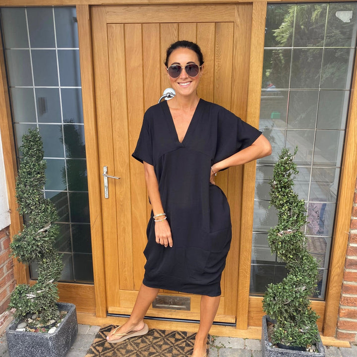 TANYA - V-NECK MAXI DRESS