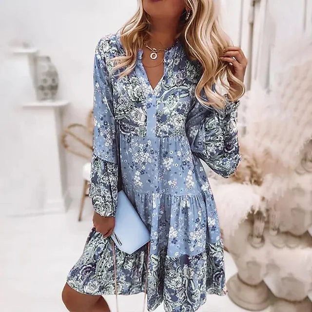 AMARIE - BOHEMIAN PRINT DRESS