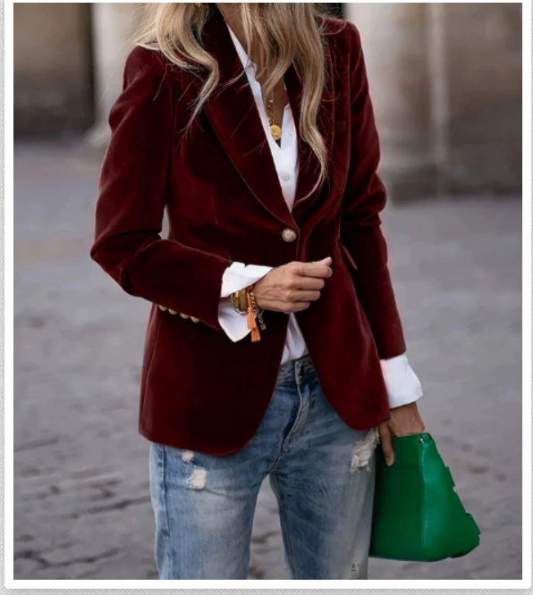 SYLVANNA - LUXURY VELVET BLAZER