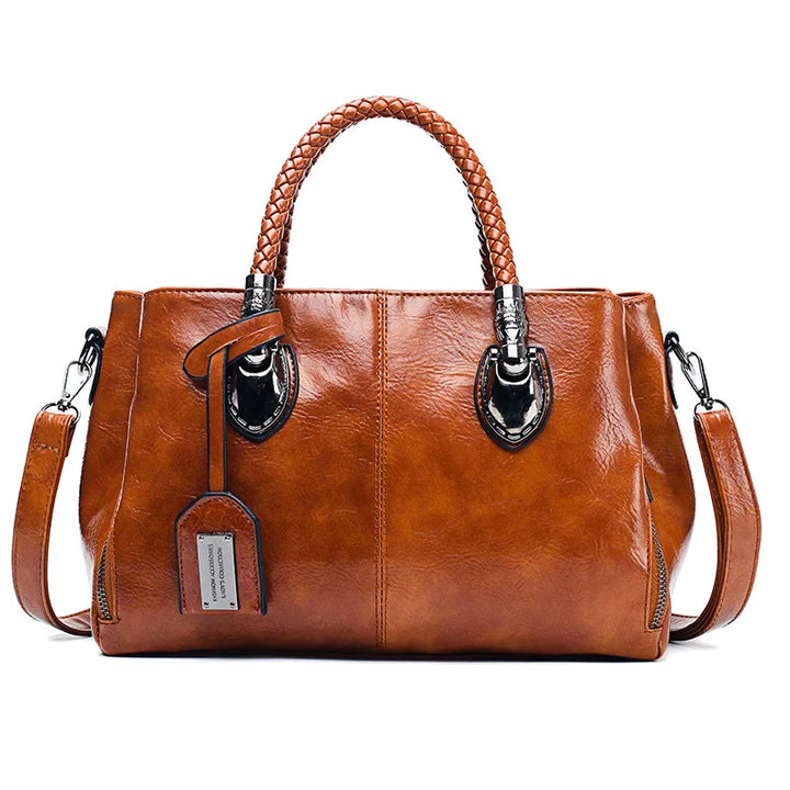 AMORY - Stylish LEATHER HANDBAG