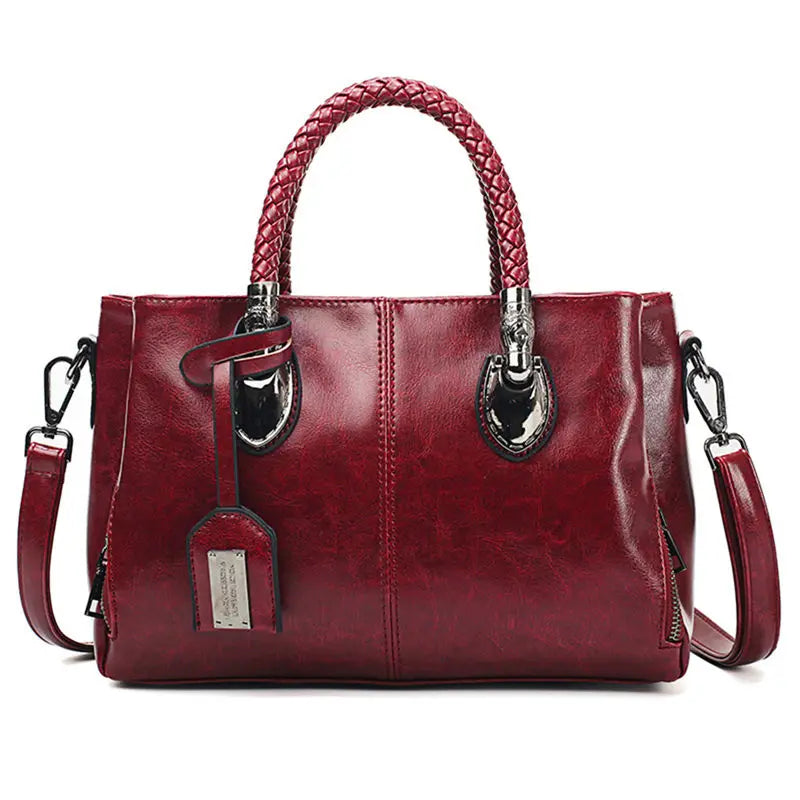 AMORY - Stylish LEATHER HANDBAG