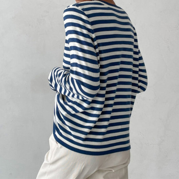 YANA - THE CASCADE STRIPE PULLOVER