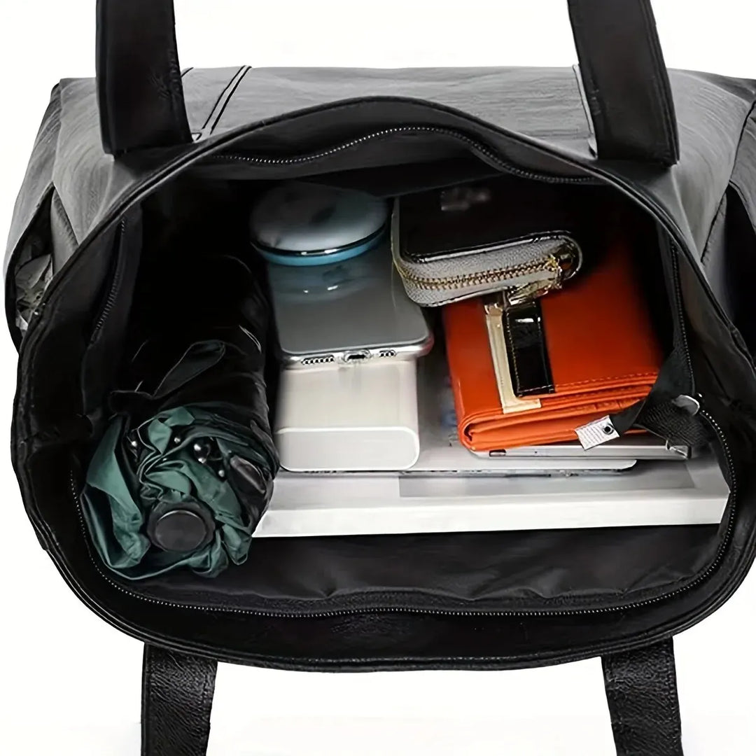 SYLVIA - ICONIC PRESTIGE VEGAN LEATHER BAG