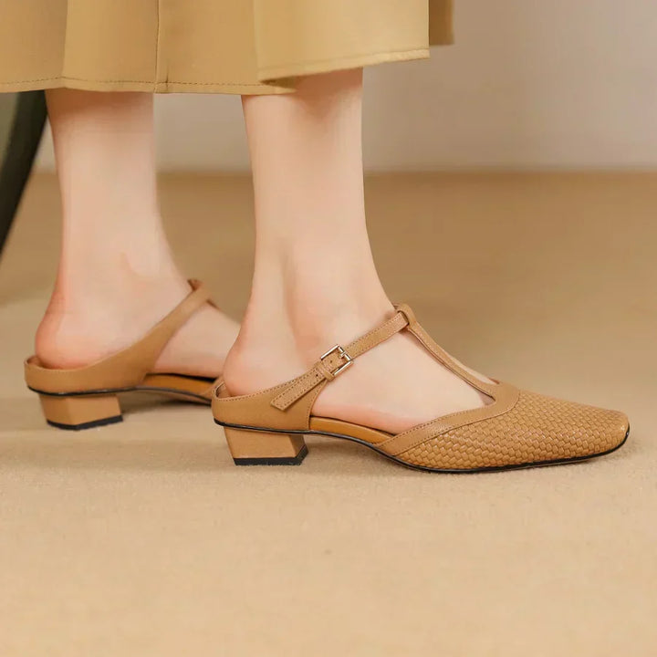 ANN - RENA VEGAN LEATHER SANDALS