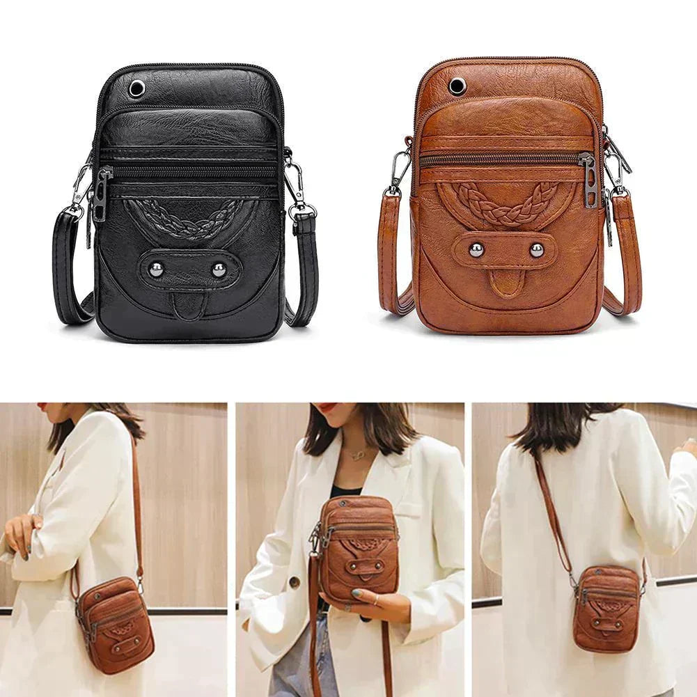 Eloise – vintage Vegan leather bag