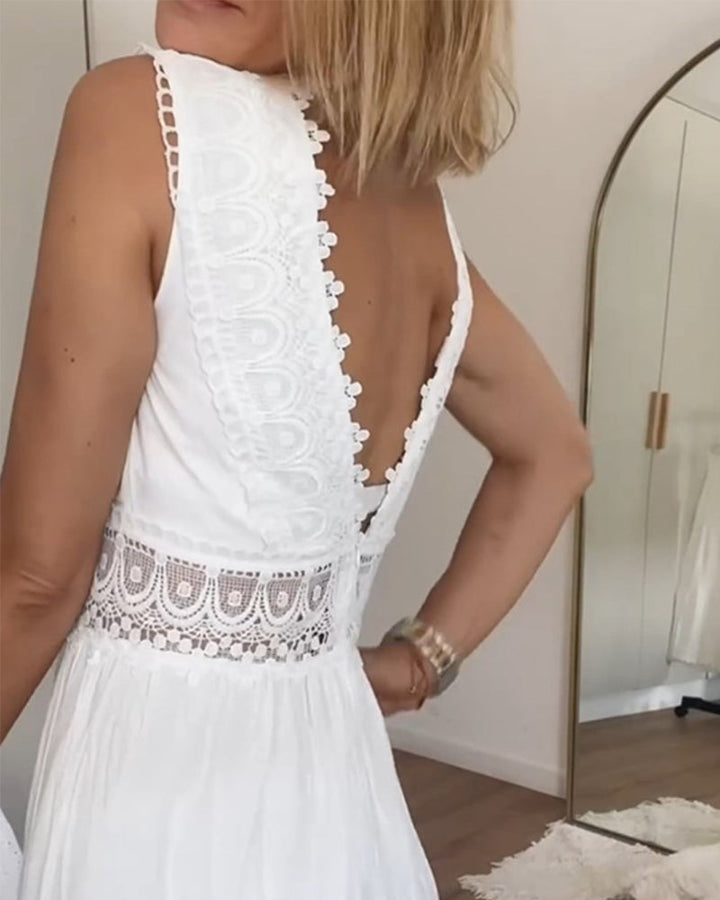 Clover - WHITE LACE DRESS SALE