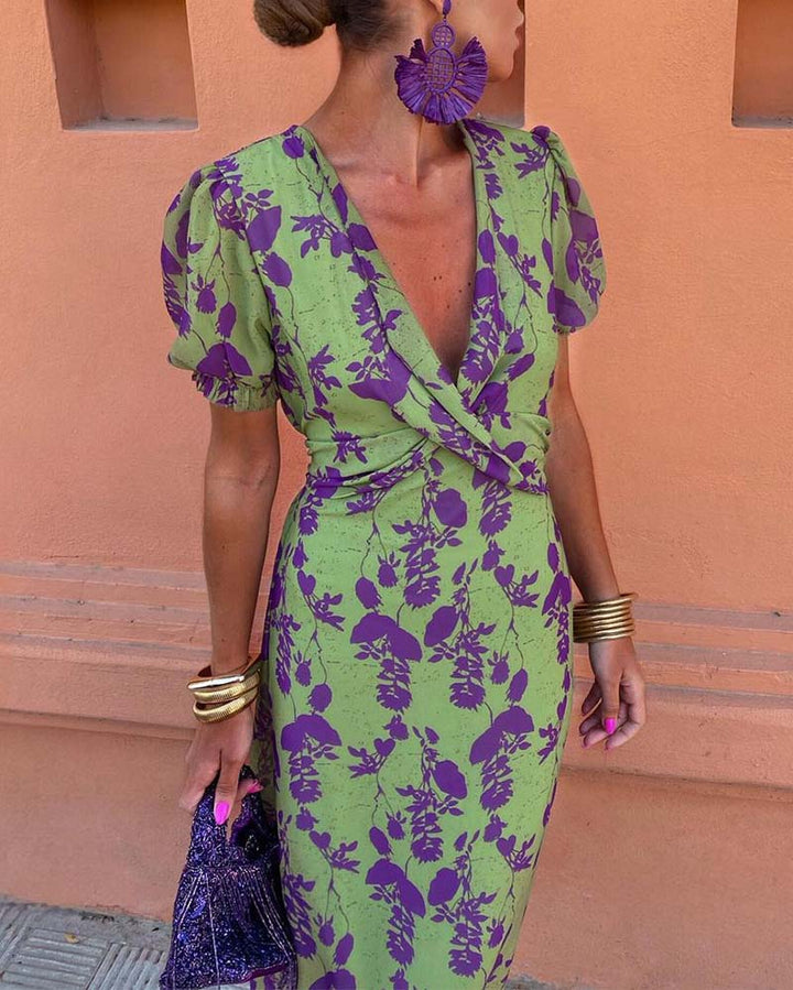 Celia - Elegant Floral Dress