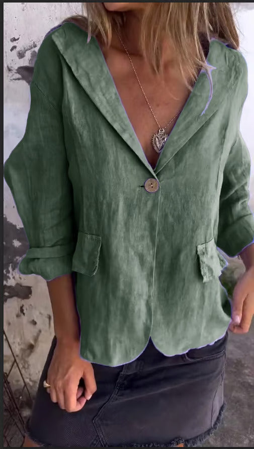 SOLENN - RELAXED VINTAGE LOOK BLAZER