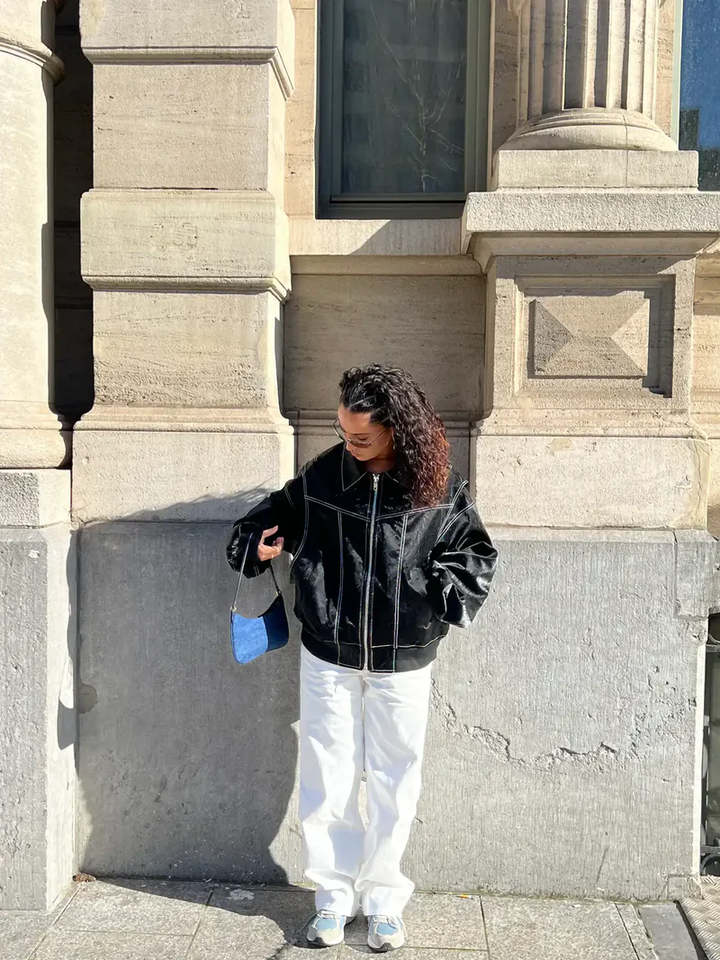 NALIYAH - OVERSIZED COLORBLOCK WINDBREAKER JACKET