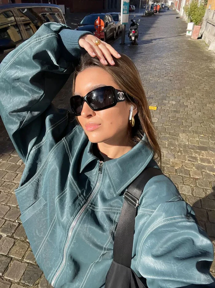 NALIYAH - OVERSIZED COLORBLOCK WINDBREAKER JACKET