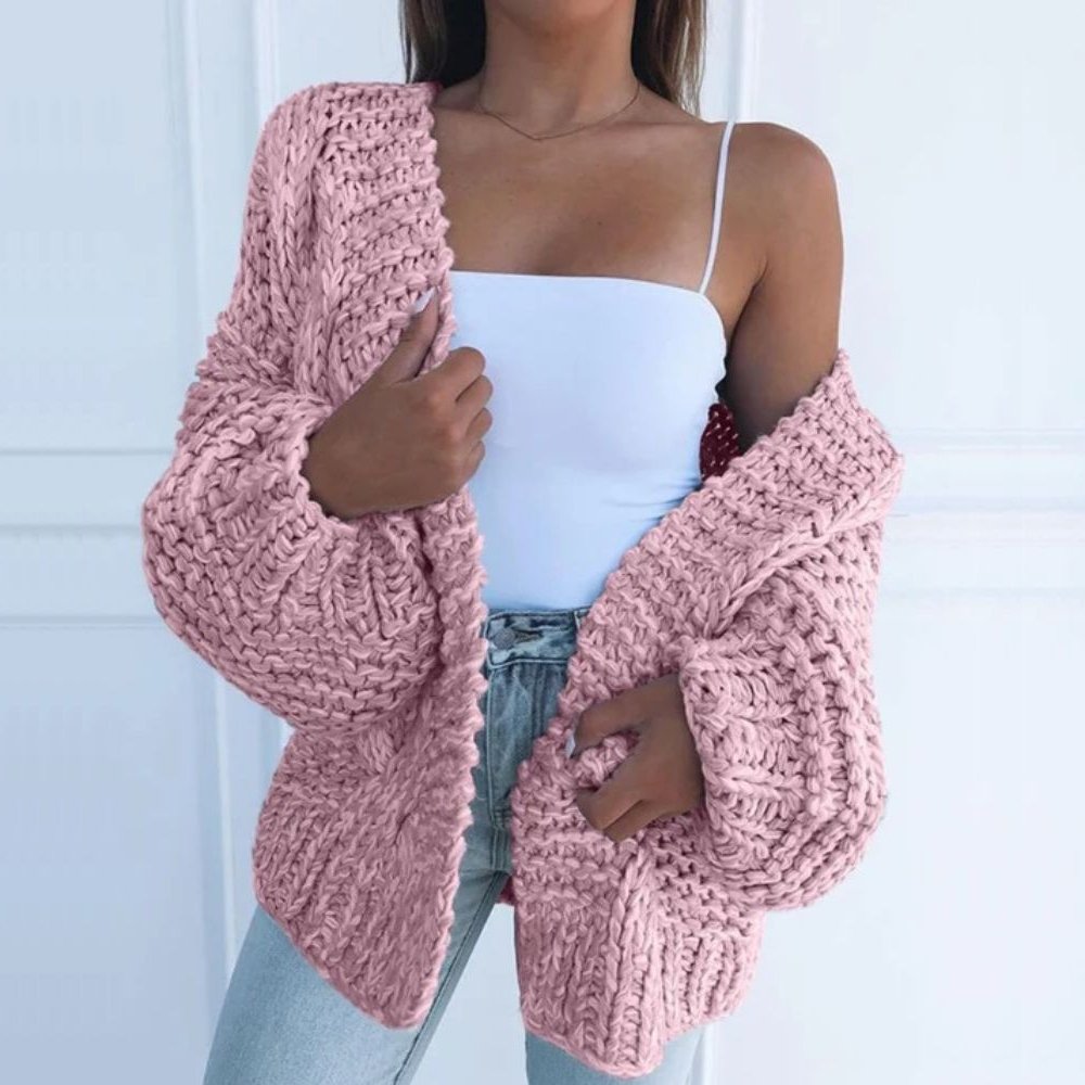ELLE - THE GENTLE DRAPE KNIT CARDIGAN
