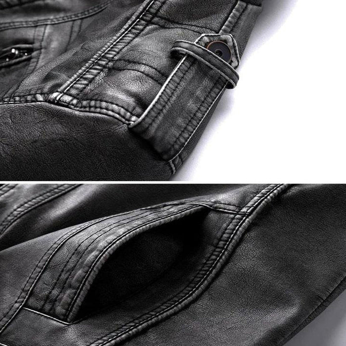 BLAKE - SOPHISTICATED VEGAN LEATHER JACKET