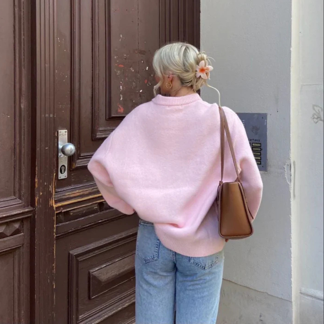 KAYE - WINTER BLUSH WARMTH SWEATER