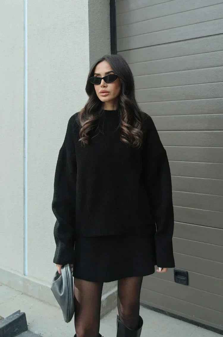 LYANNAH - ELEGANT KNITTED TWO PIECE SET