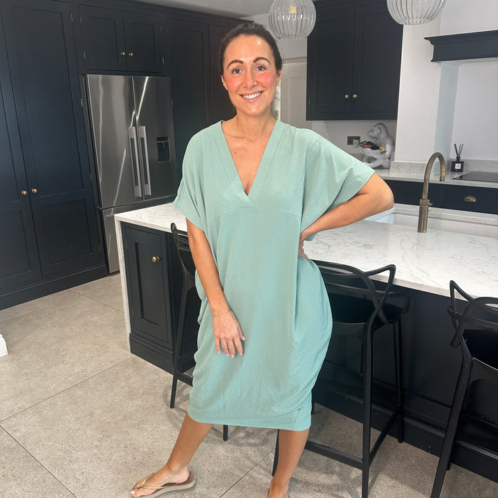 TANYA - V-NECK MAXI DRESS