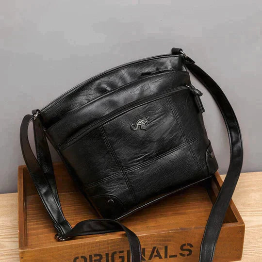 BEVERLY - SIGNATURE DESIGN VEGAN LEATHER BAG