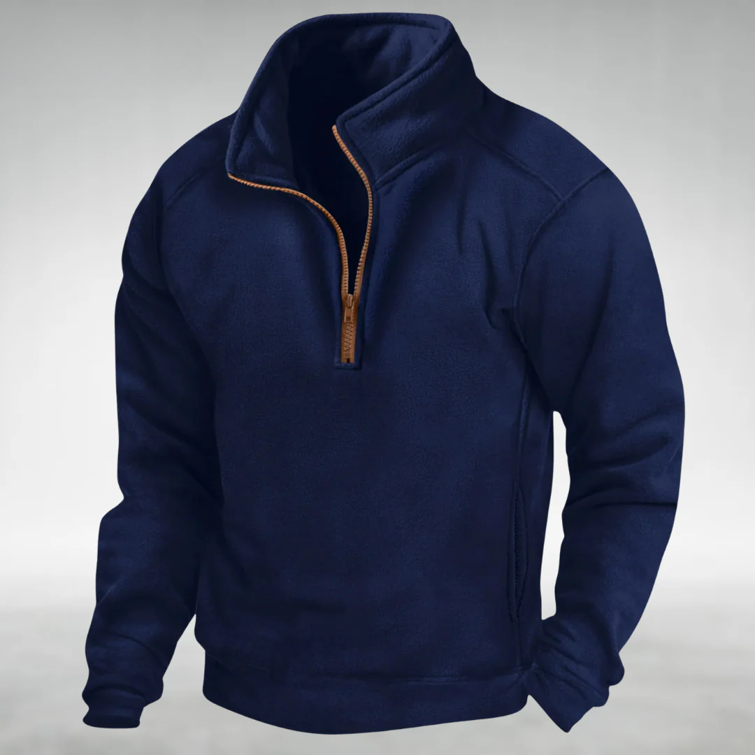 CALIX - THE VERSATILE GENT HALF-ZIP SWEATER