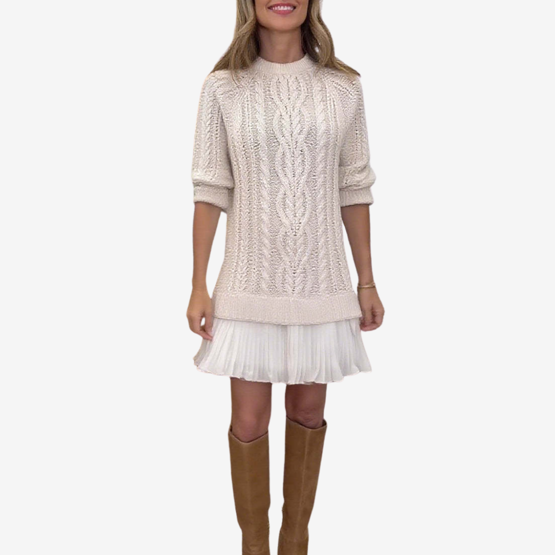 HAILEE - SOFT WEAVE SWEATER DRESS