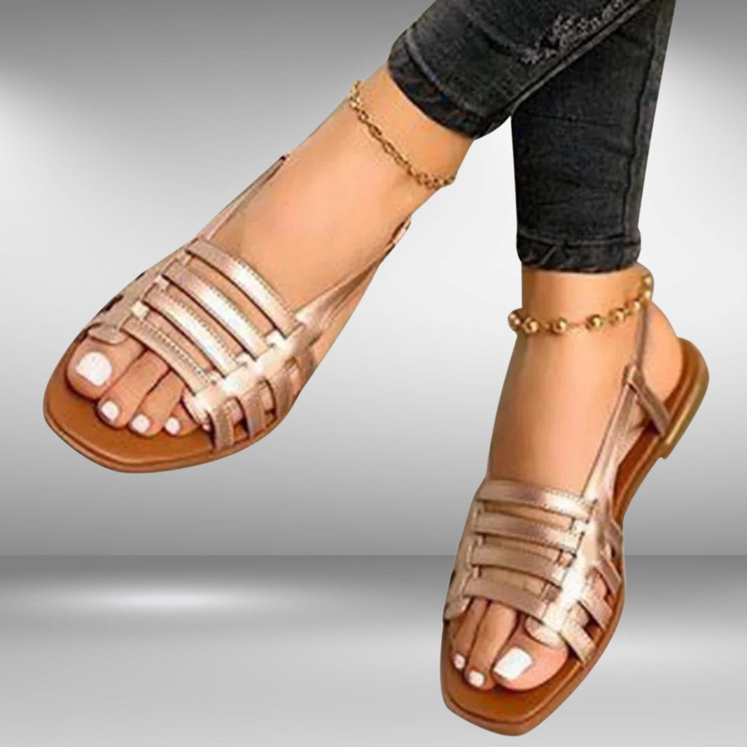 NIMFA - VENTED GLADIATOR SANDALS