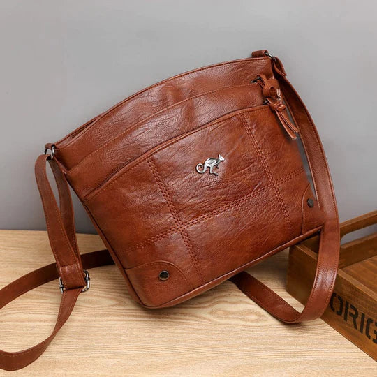 BEVERLY - SIGNATURE DESIGN VEGAN LEATHER BAG