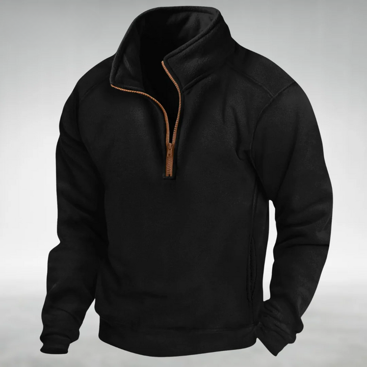 CALIX - THE VERSATILE GENT HALF-ZIP SWEATER