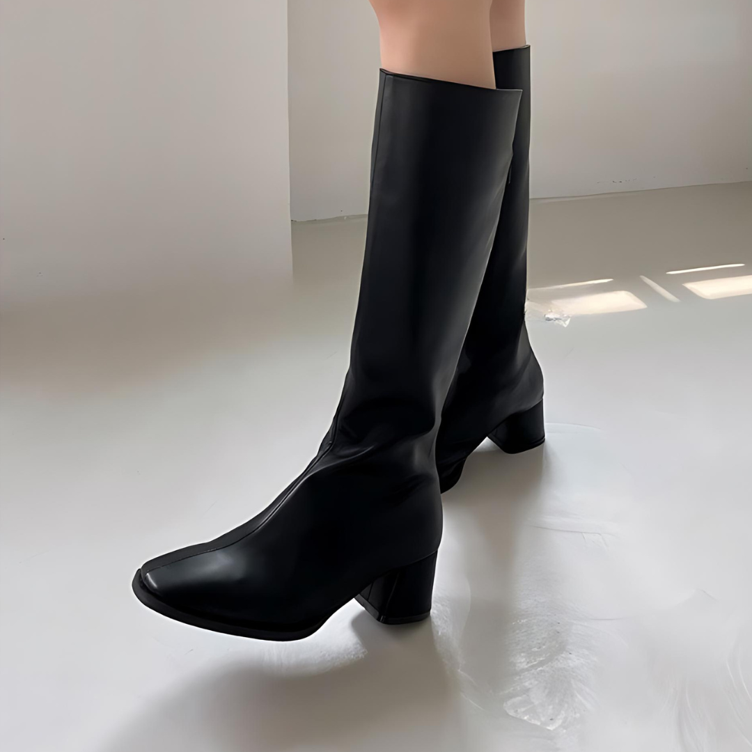 MYA - HIGH WAISTED KNEE LENGTH LADY BOOTS
