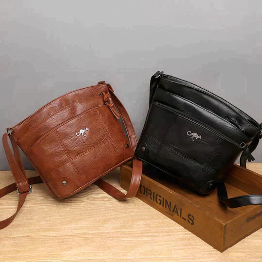 BEVERLY - SIGNATURE DESIGN VEGAN LEATHER BAG