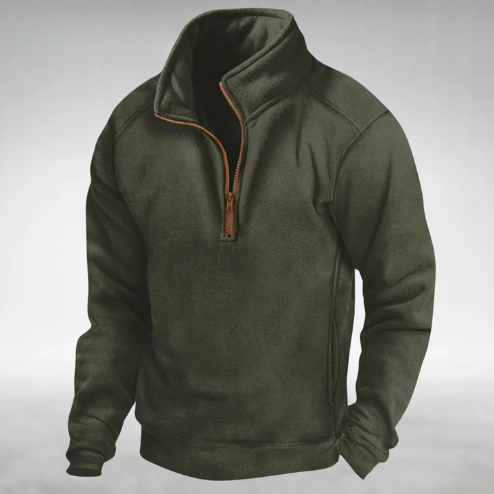 CALIX - THE VERSATILE GENT HALF-ZIP SWEATER