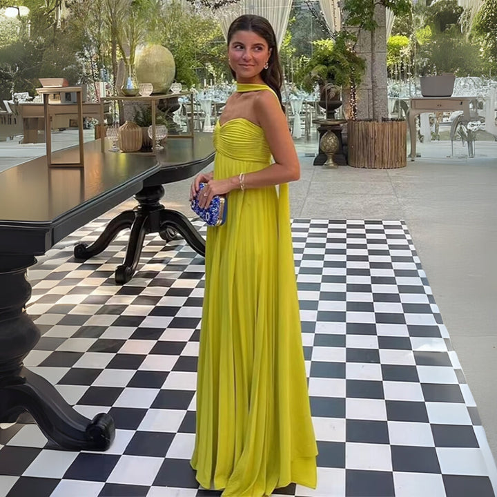 MOIRA - FORMAL PLEATED MAXI ATTIRE